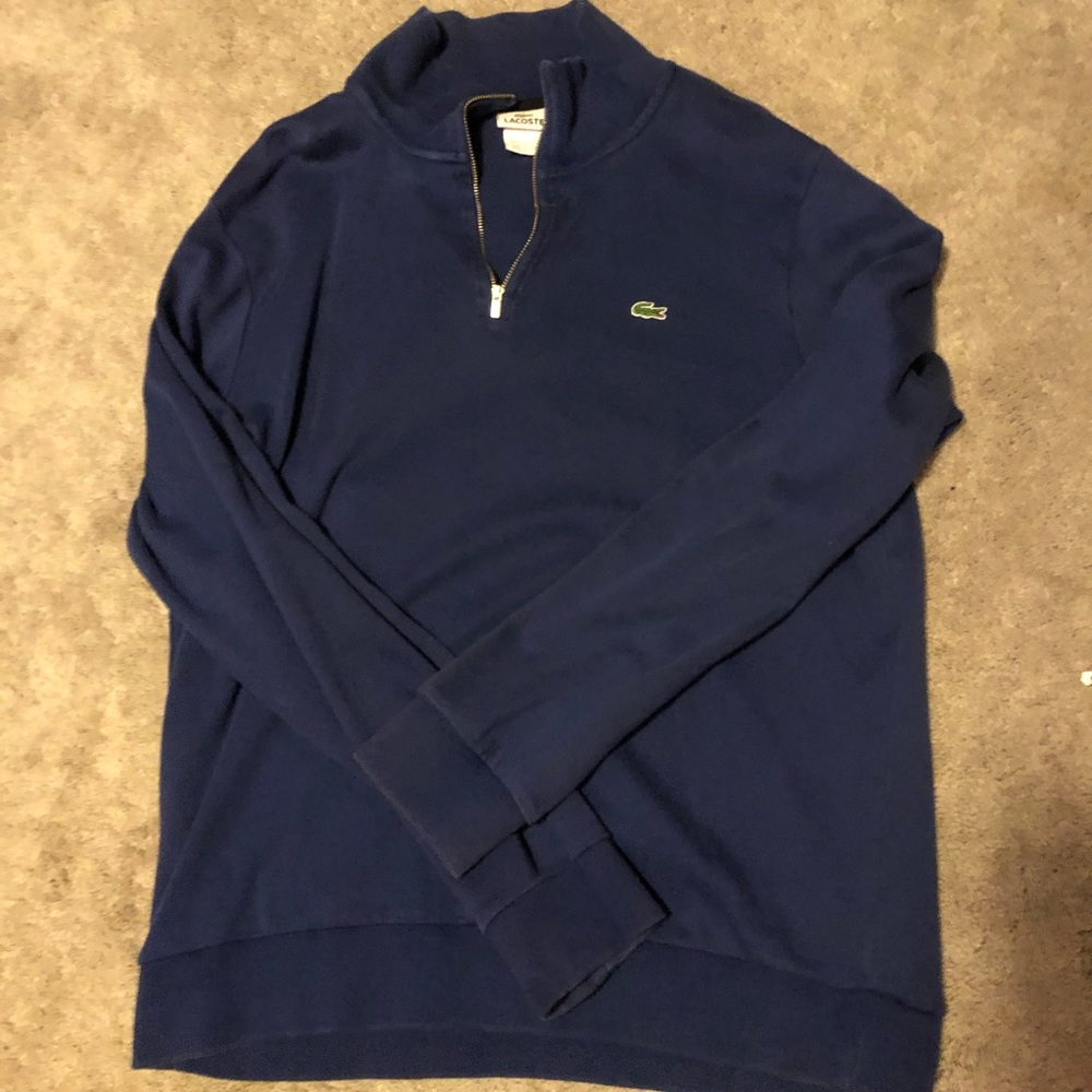 Quarter Zip Lacoste Sweater